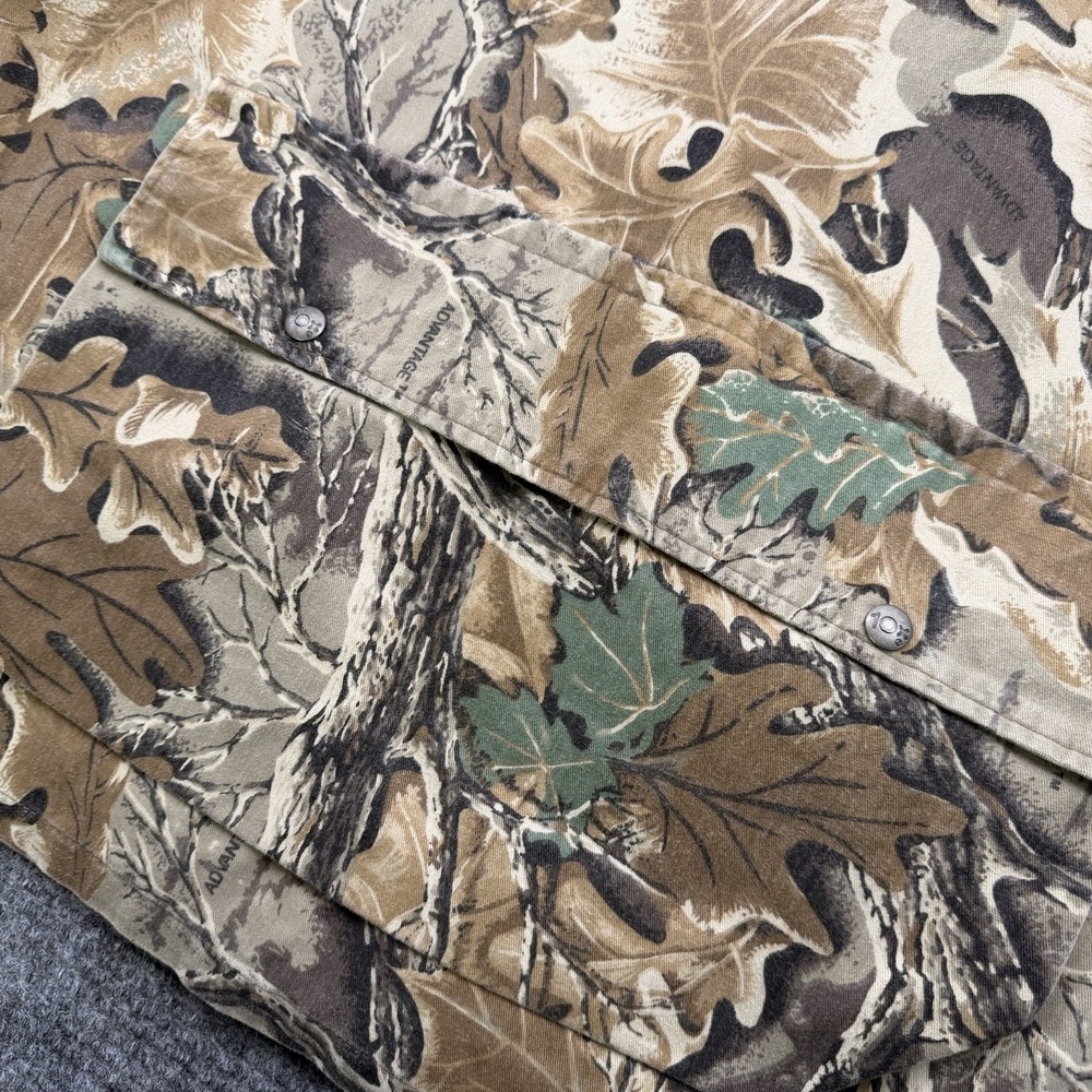 Vintage American Traditions 10x‎ Jacket Mens Large Realtree Camo Cavas Full Zip - Picture 7 of 13